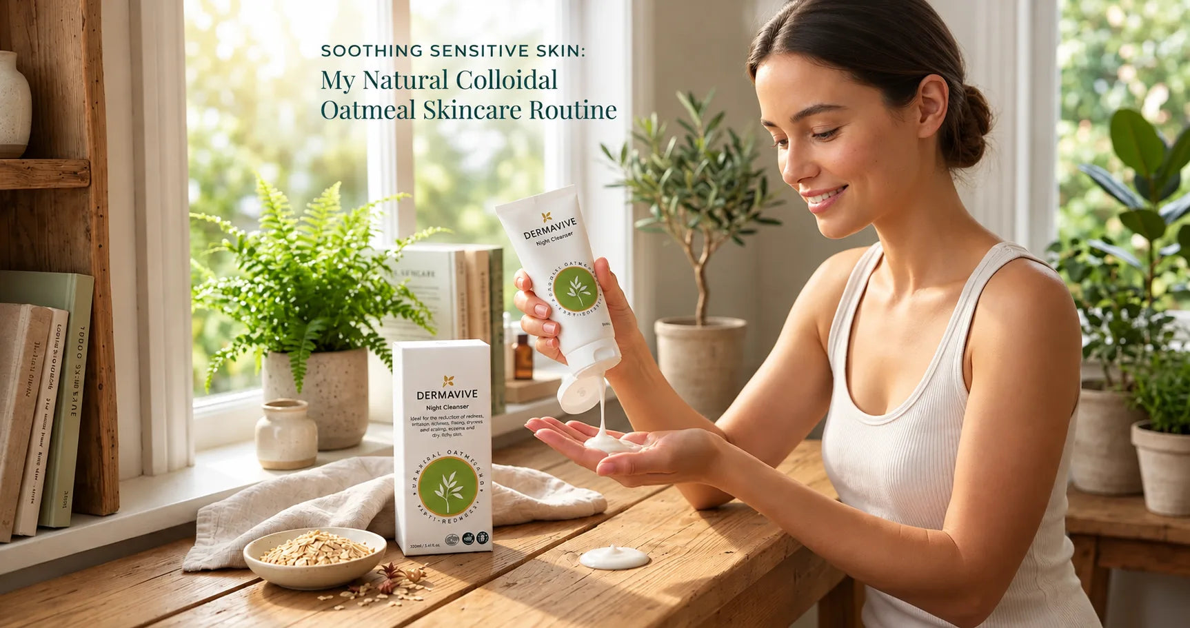 Soothing Sensitive Skin: My Natural Colloidal Oatmeal Skincare Routine