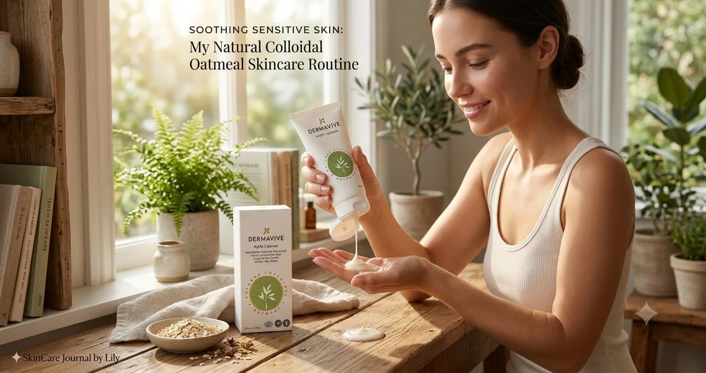 Soothing Sensitive Skin My Natural Colloidal Oatmeal Skincare Routine