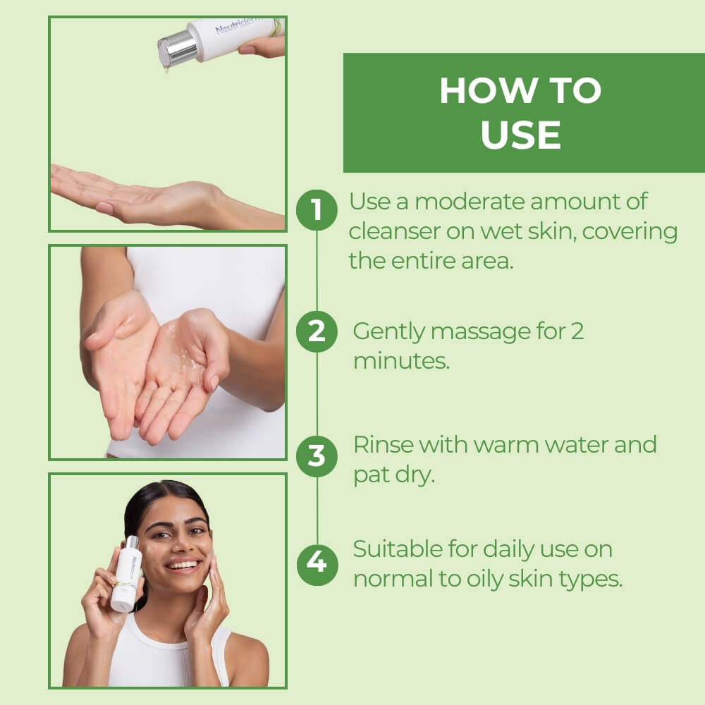 Detox Cleanser – Daily Exfoliating Face Wash for Combination, Oily and Acne-Prone Skin