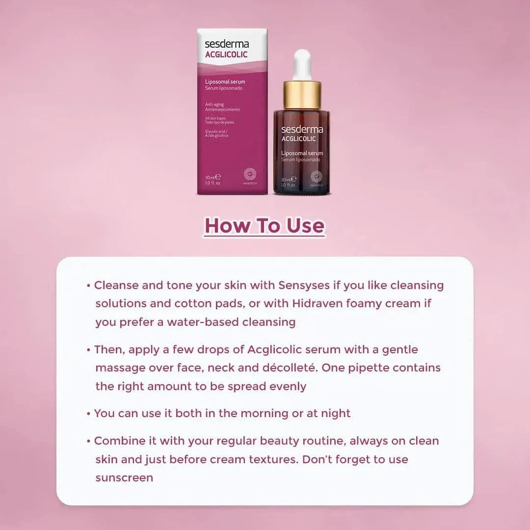 Anti-aging serum with glycolic acid