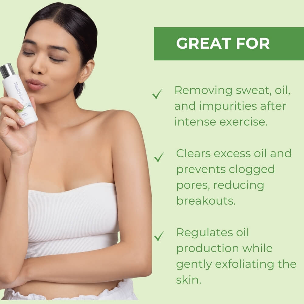 Detox Cleanser – Daily Exfoliating Face Wash for Combination, Oily and Acne-Prone Skin