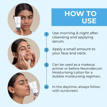 Neutriderm Ultimate Hydrating Moisturizer Face Cream with Vitamin E, Rice & Wheat Protein (50 ml)