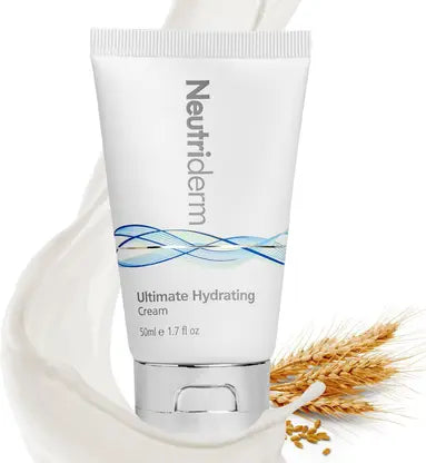 Neutriderm Ultimate Hydrating Moisturizer Face Cream with Vitamin E, Rice & Wheat Protein (50 ml)