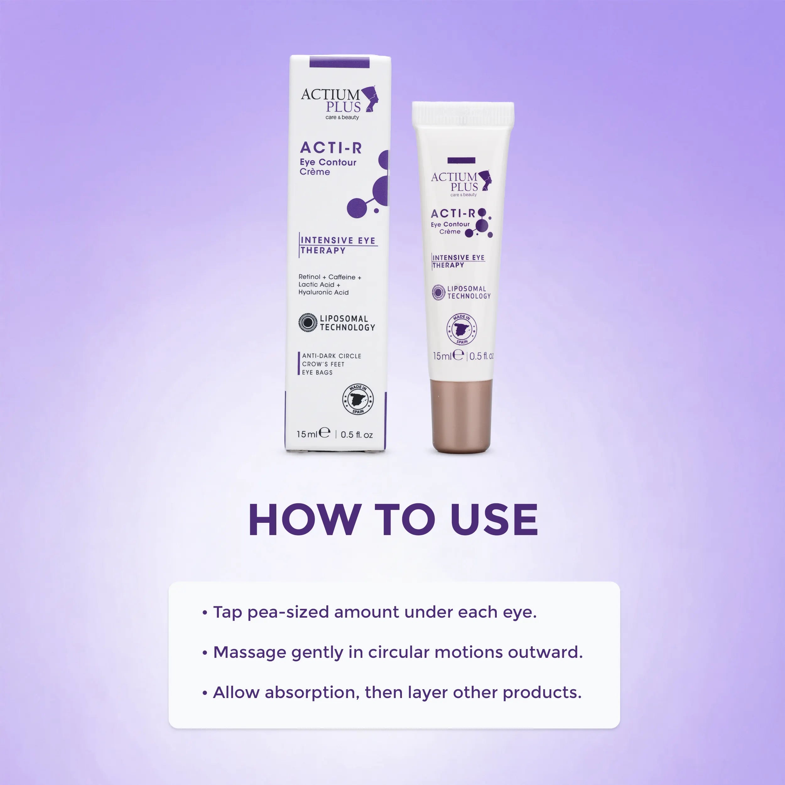 Actium Plus Acti-R Eye Contour Creme 15ml
