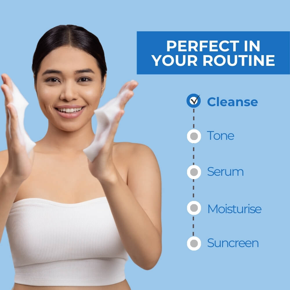 Neutriderm Foaming Cleanser Face Wash For Dry Skin: Ultra Hydrating Facial Cleanser With Niacinamide, Vitamin C, Provitamin B5 Cleansing Foam - Facial Wash Removes Makeup & Impurities - 150ml