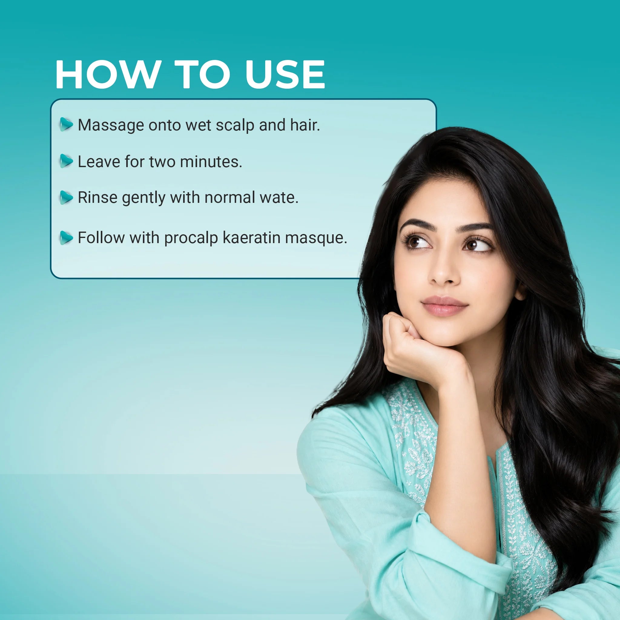 Actium Plus Procalp-AD Dandruff Prevention Shampoo 250m - How to Use