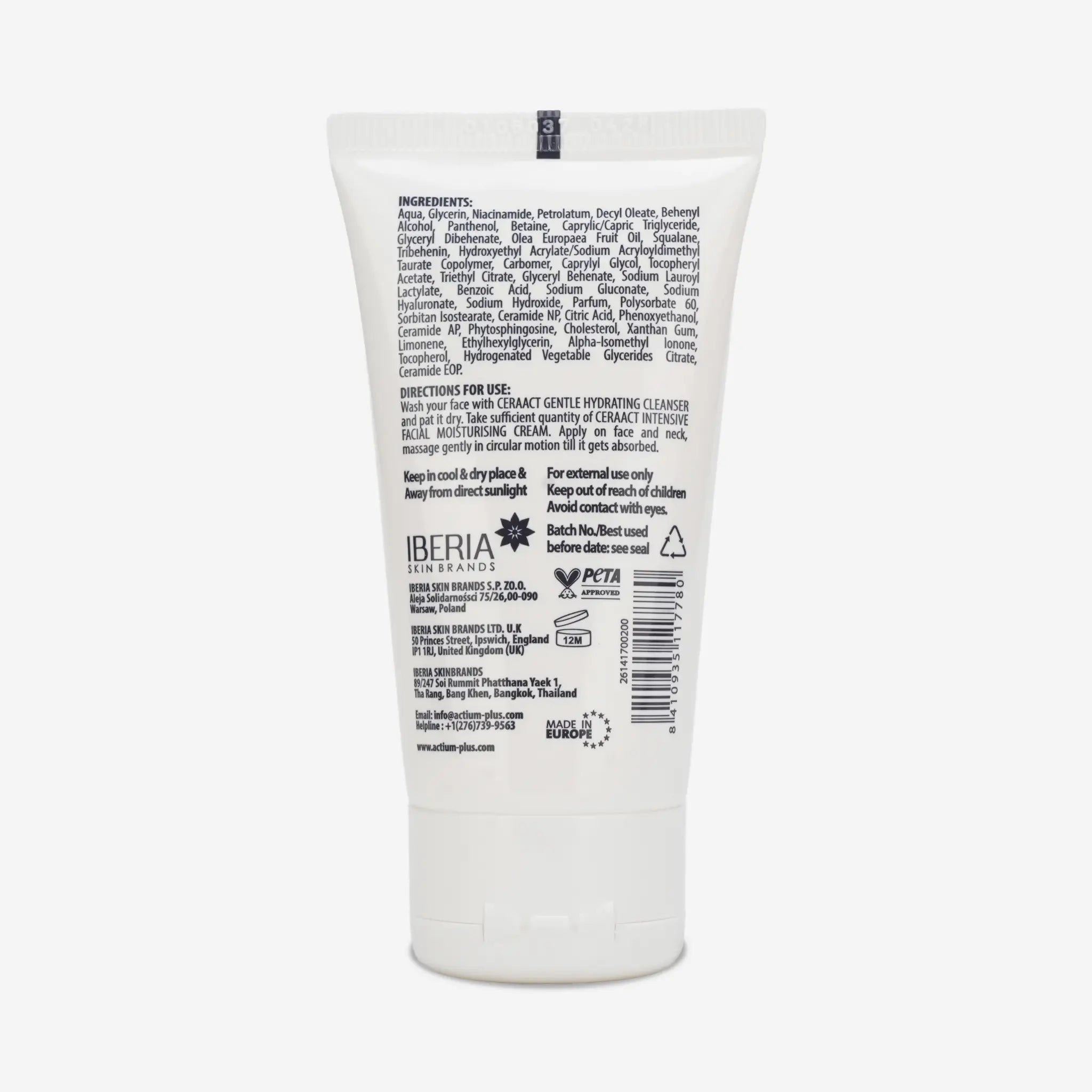 Actium Plus CERAACT Intensive Facial Moisturizing Cream