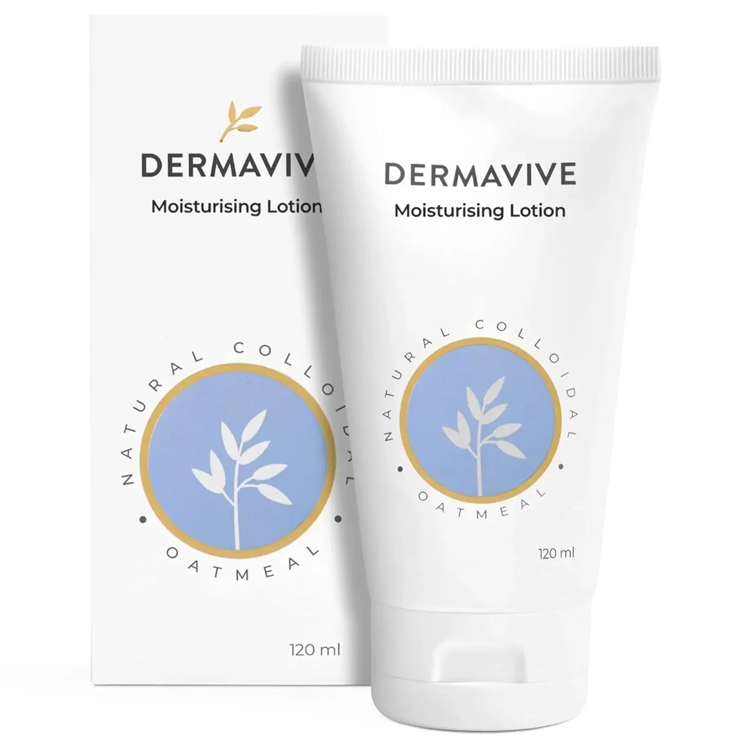 Dermavive Moisturising Lotion 120ml – front view bottle