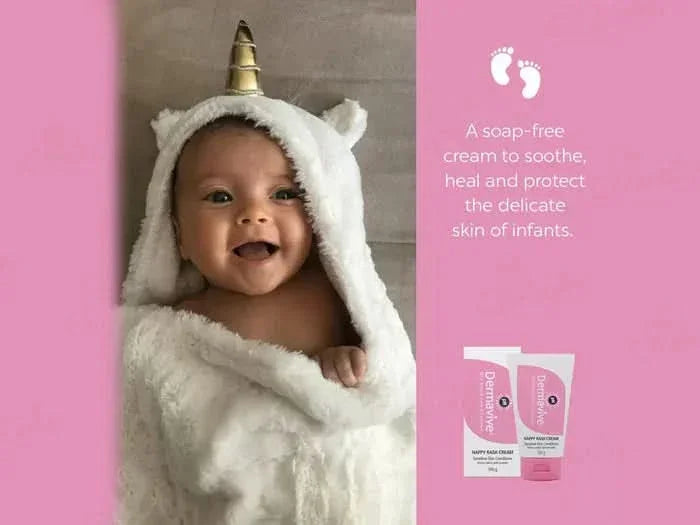 Dermavive Nappy Rash Cream 100 g – open cap & nozzle