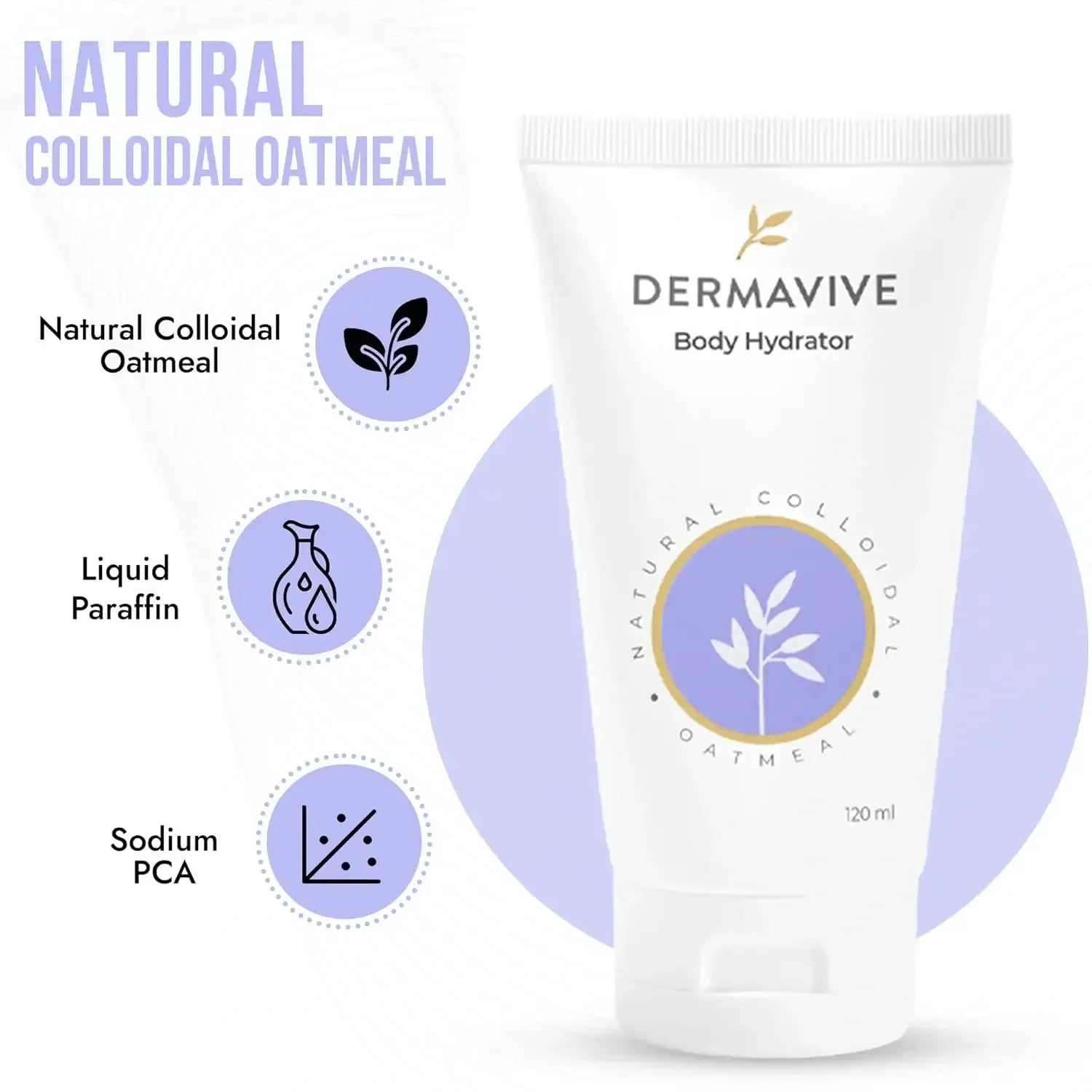 Dermavive Intensive Body Hydrating Oil – packaging & box