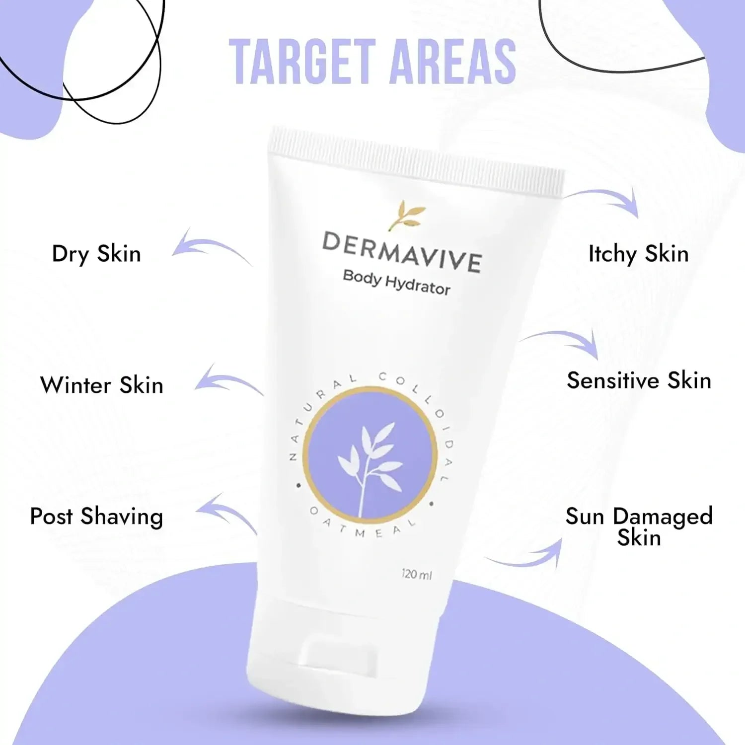 Dermavive Intensive Body Hydrating Oil 120 ml – pump/dispensing cap detail