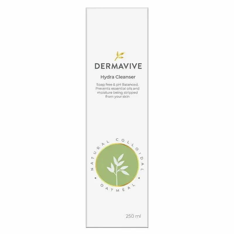 Dermavive Hydra Cleanser with water splash