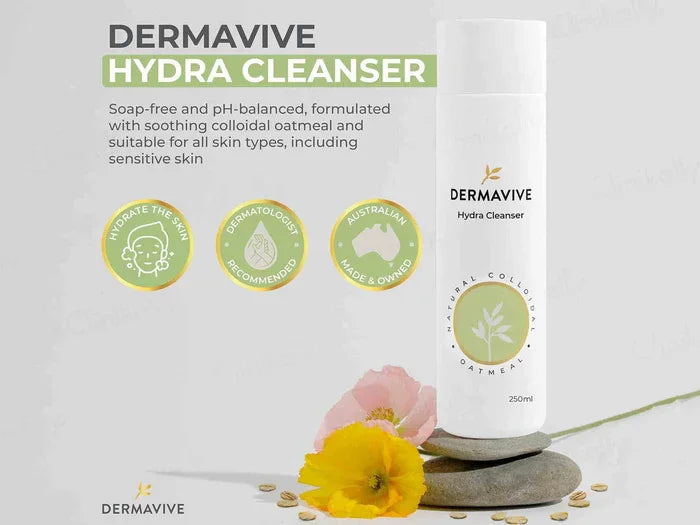 Dermavive Hydra Cleanser packaging box