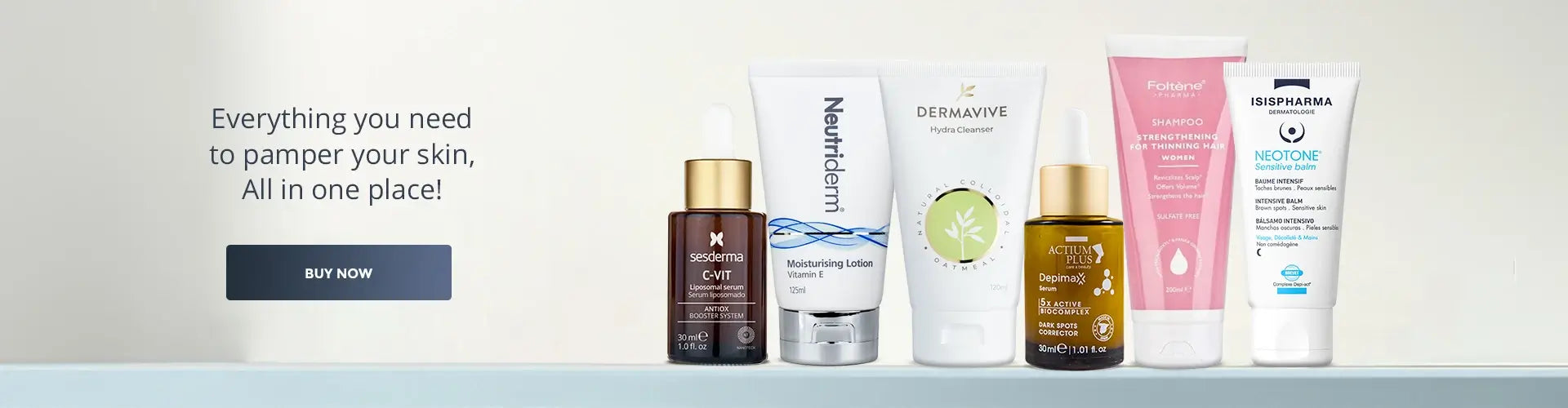 Everything you need to pamper you skin, All in one place