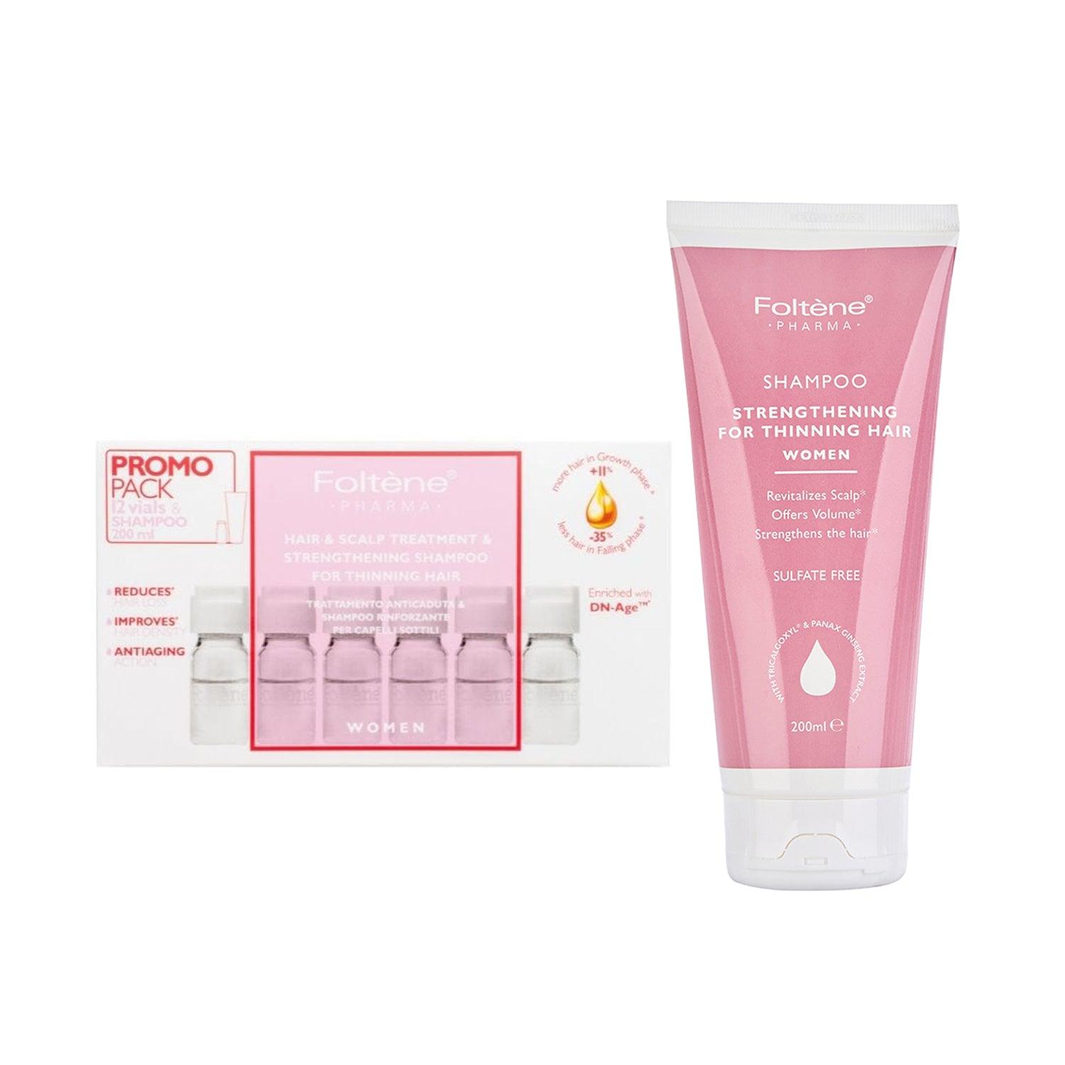 Foltene Pharma Promo Kit For Women (Treatment+ Shampoo)