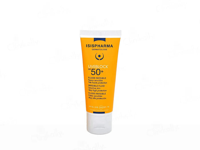 Isispharma UVE Block SPF 50+ Invisible Fluid | For Sensitive Skin 40ml
