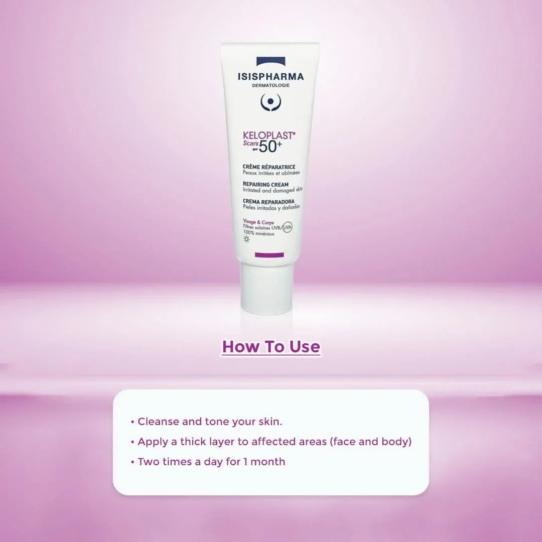 Isispharma Keloplast Scars SPF 50+ Repairing Cream 40 ml