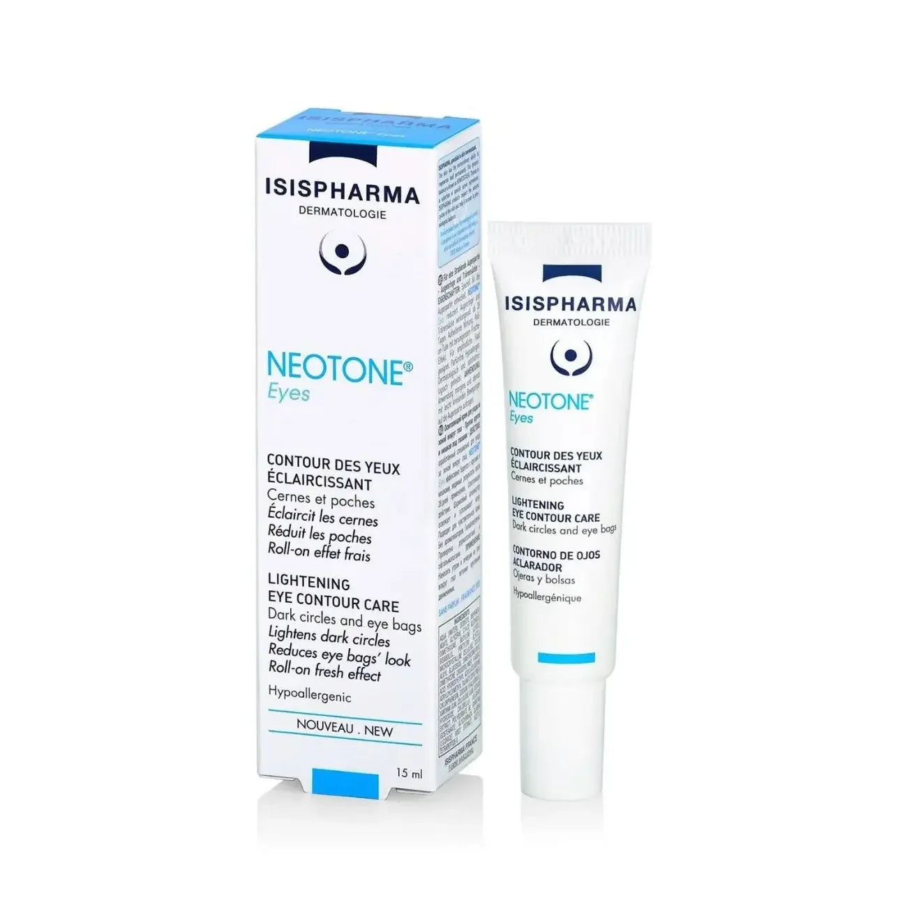 ISISpharma Neotone Eyes skincare product packaging