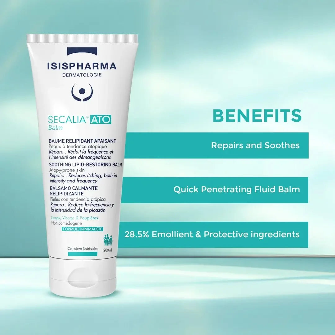 SISPHARMA Secalia ATO balm 200ml with benefits listed