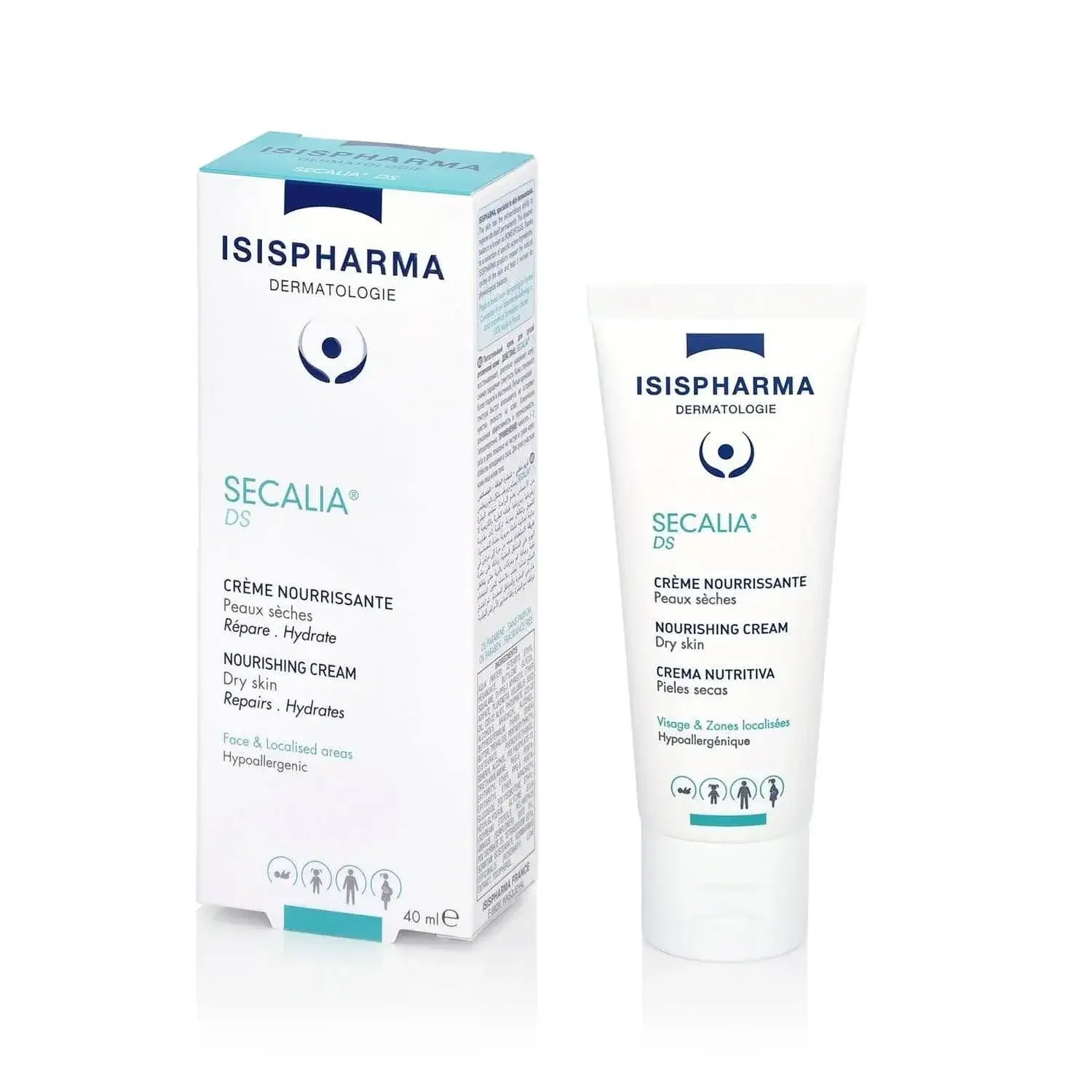 ISISPHARMA Secalia DS cream and packaging