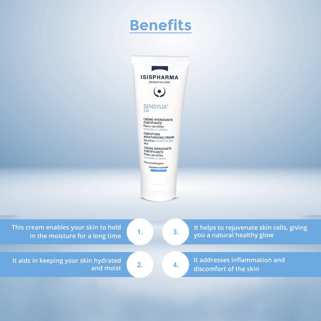 Isispharma Sensylia 24h Fortifying Moisturising Cream 40ml