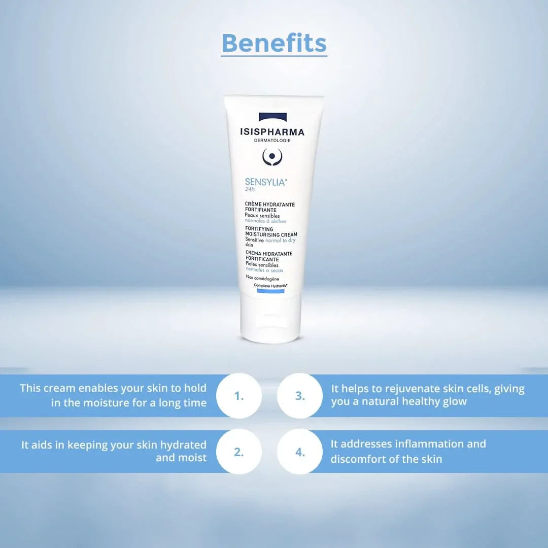 Isispharma Sensylia 24h Fortifying Moisturising Cream 40ml