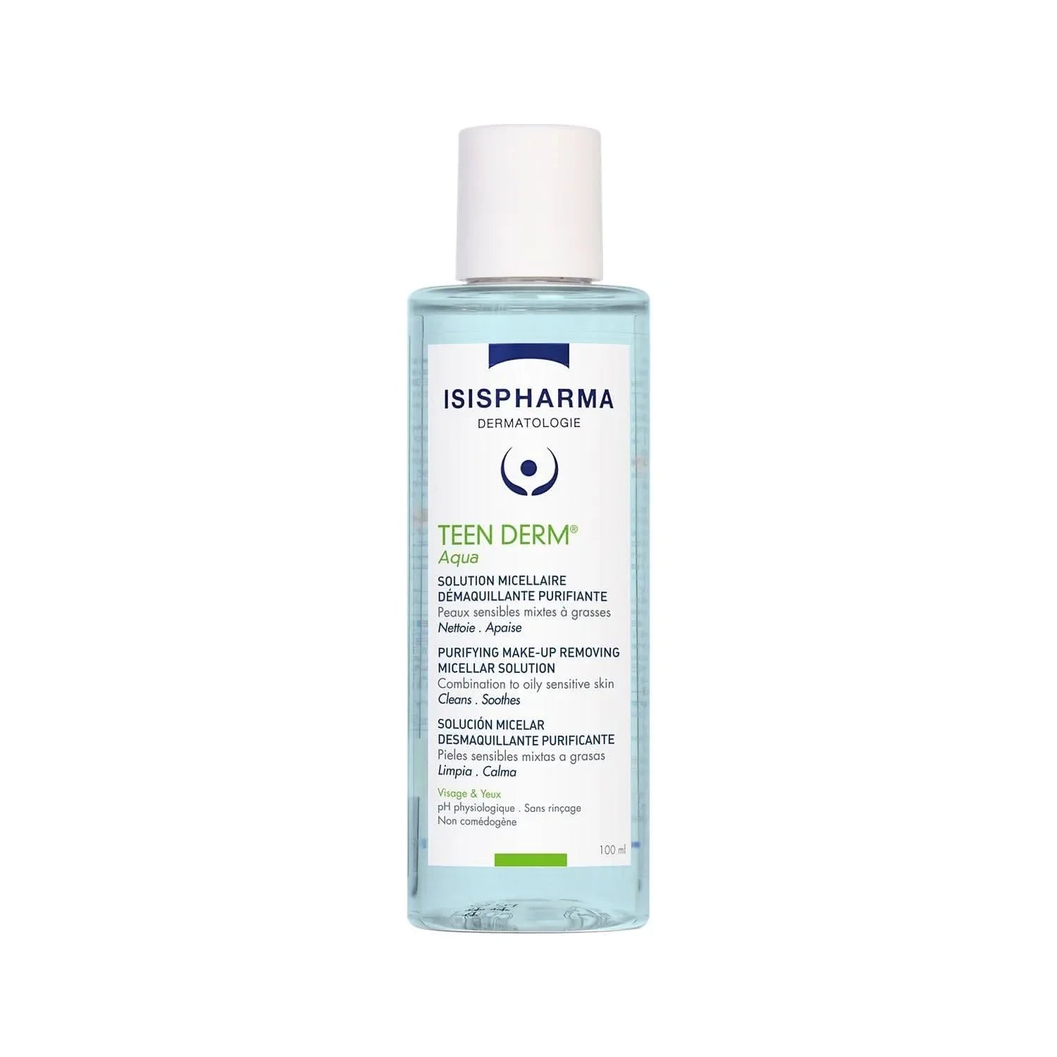 Isispharma Teen Derm Aqua Purifying Make-Up Removing Micellar 100ml
