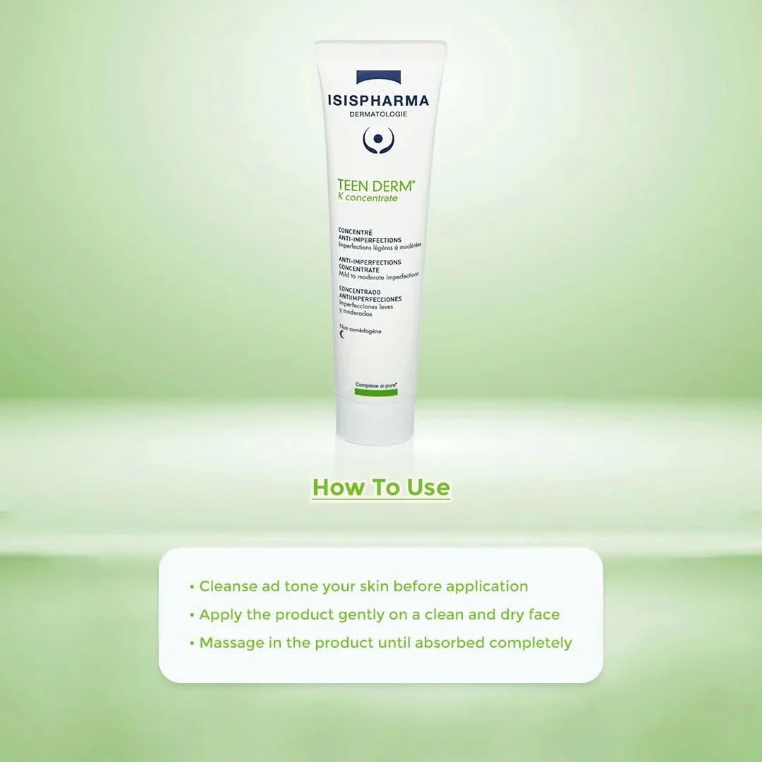 ISISPHARMA TEEN DERM concentrate tube