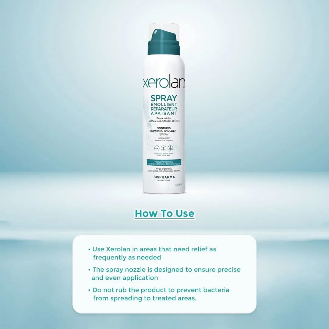 Isispharma Xerolan Soothing Repairing Emollient Spray 150ml