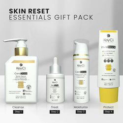KeyCi Skin Reset Essentials Gift Pack | Cleanser 150ml + Serum 30ml