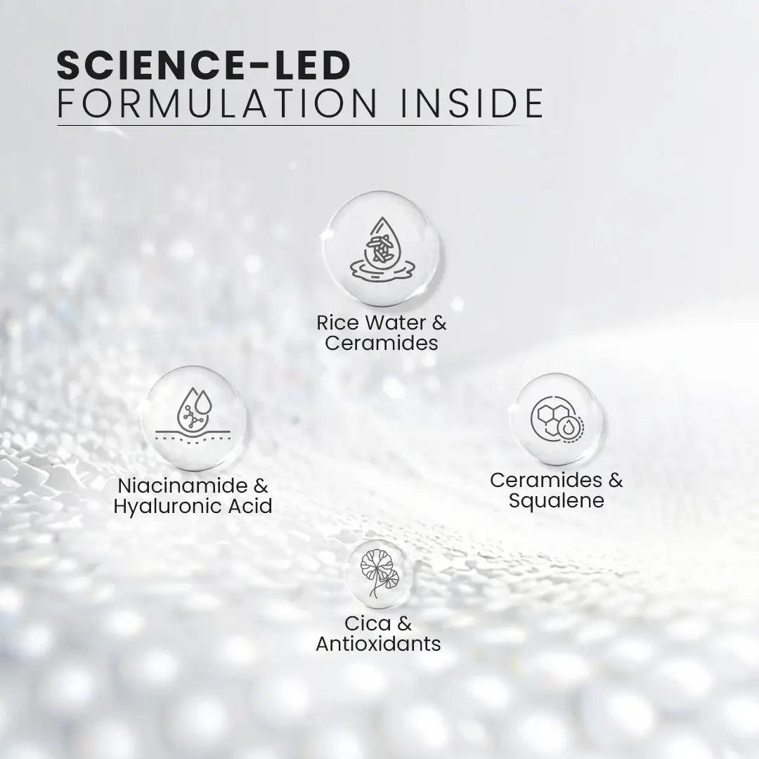 KeyCi Skin Reset Essentials Gift Pack | Cleanser 150ml + Serum 30ml + Moisturizer 50ml + Sunscreen 50ml | Pack of 4