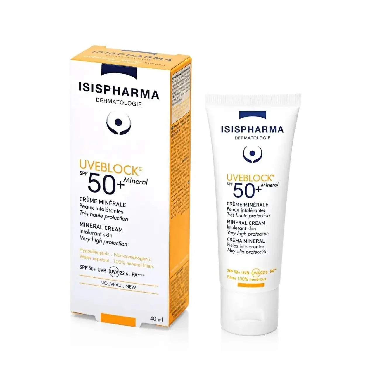 Isispharma UVE Block SPF 50+ Mineral Cream 40ml