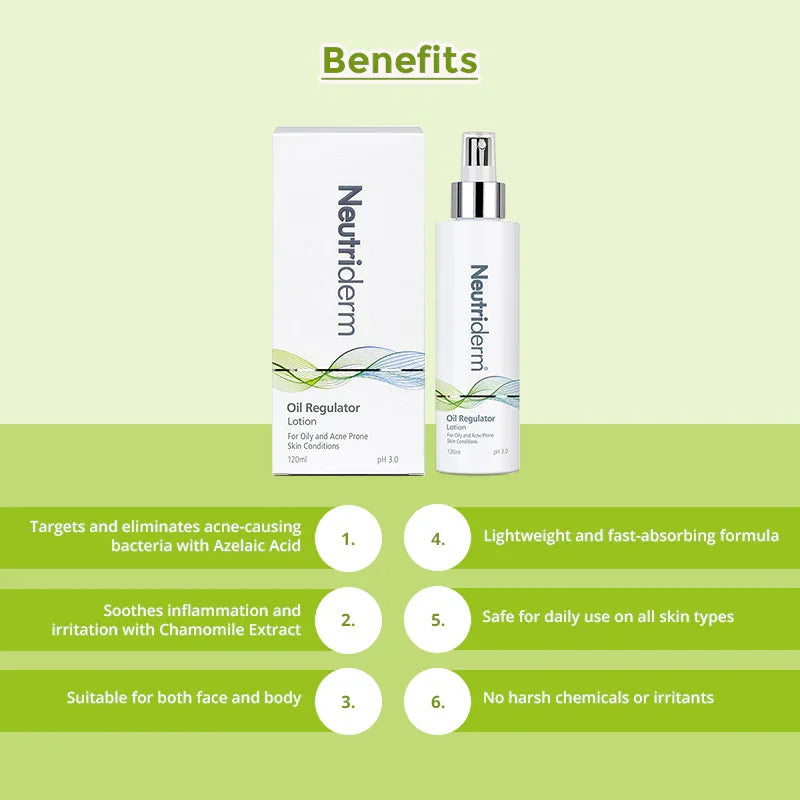 Neutriderm Skincare for Shine Control