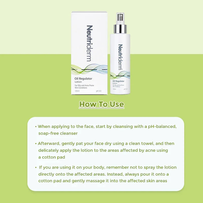 Neutriderm Skincare for Shine Control