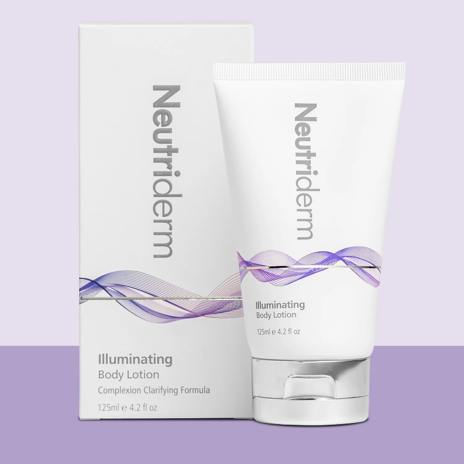 Neutriderm Illuminating Body Lotion with packaging