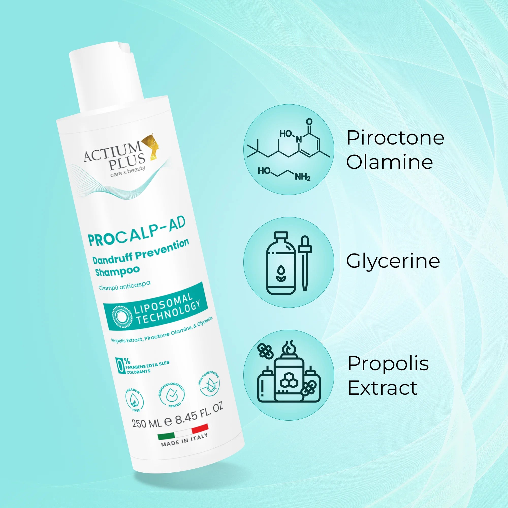 Actium Plus Procalp-AD Dandruff Prevention Shampoo 250ml