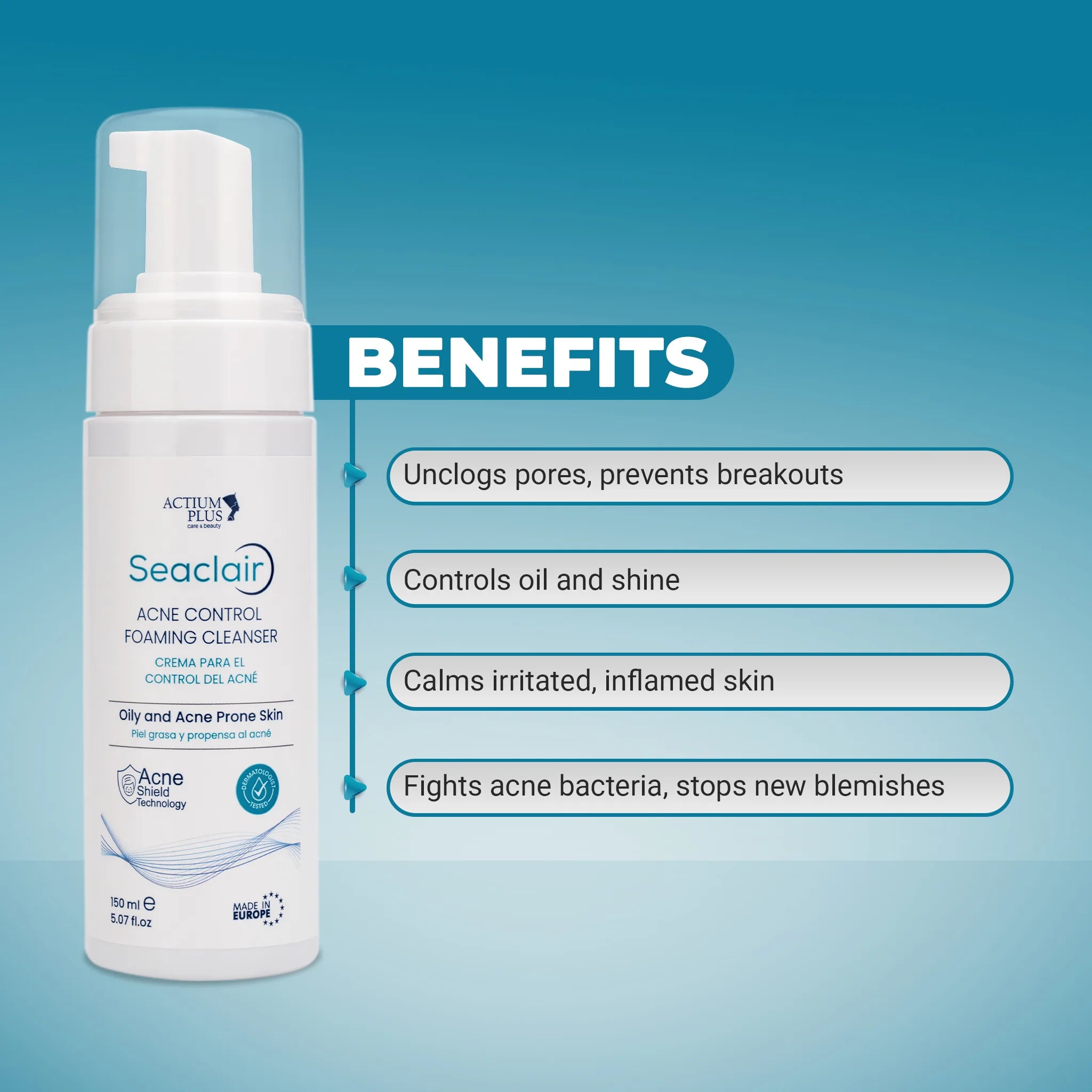 Seaclair Acne Control Foaming Cleanser 150ml