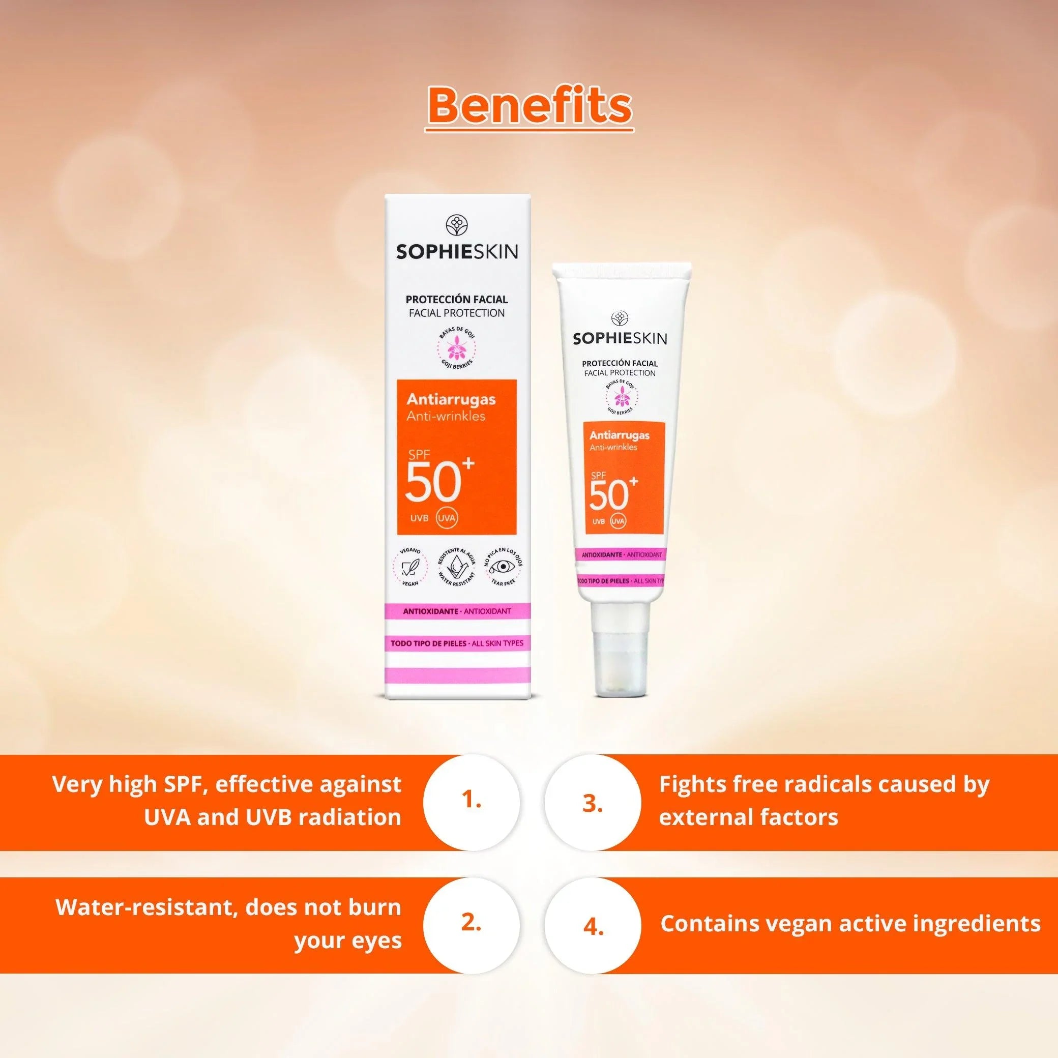 Sesderma Sophieskin Anti-Wrinkle Facial Sunscreen SPF 50 (50ml)