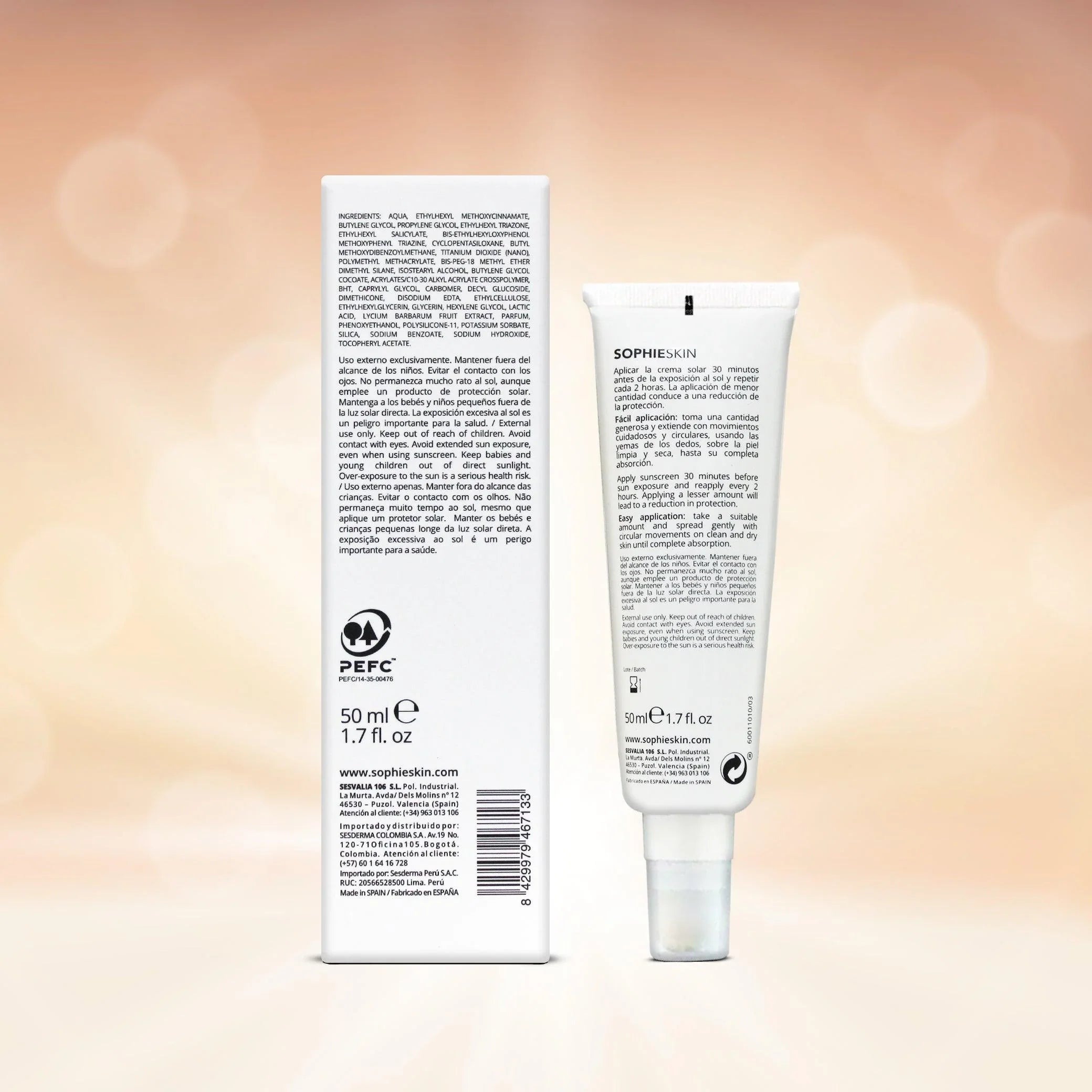 Sesderma Sophieskin Anti-Wrinkle Facial Sunscreen SPF 50 (50ml)