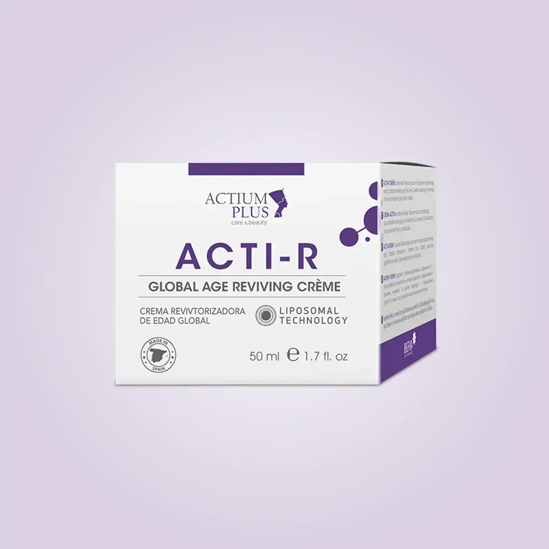 Actium Plus Acti-R Global Age Reviving Crème 50ml front view – anti-aging face cream for youthful, radiant skin.