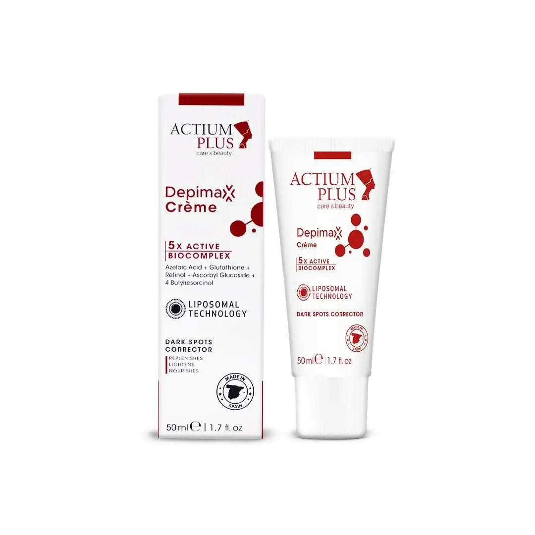 Front view of Actium Plus Depimax Crème 50ml packaging