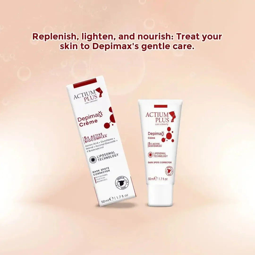 Smooth creamy texture of Actium Plus Depimax Crème