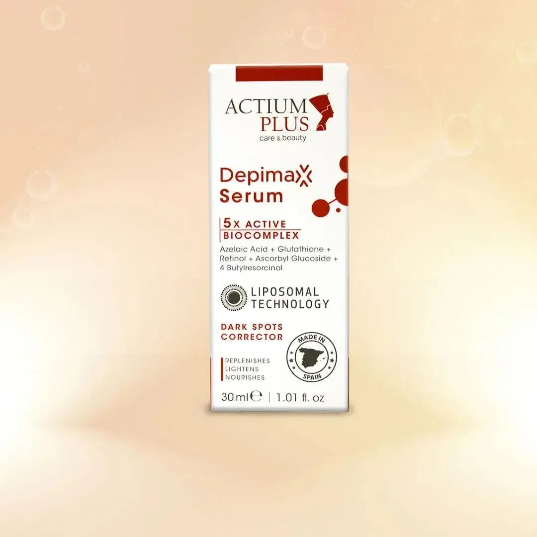 Actium Plus Depimax Serum 30ml with ingredients and instructions Box view