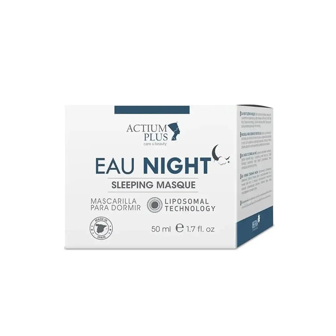 Lightweight texture of Actium Plus Eau Night Sleeping Masque – deep hydration overnight treatment