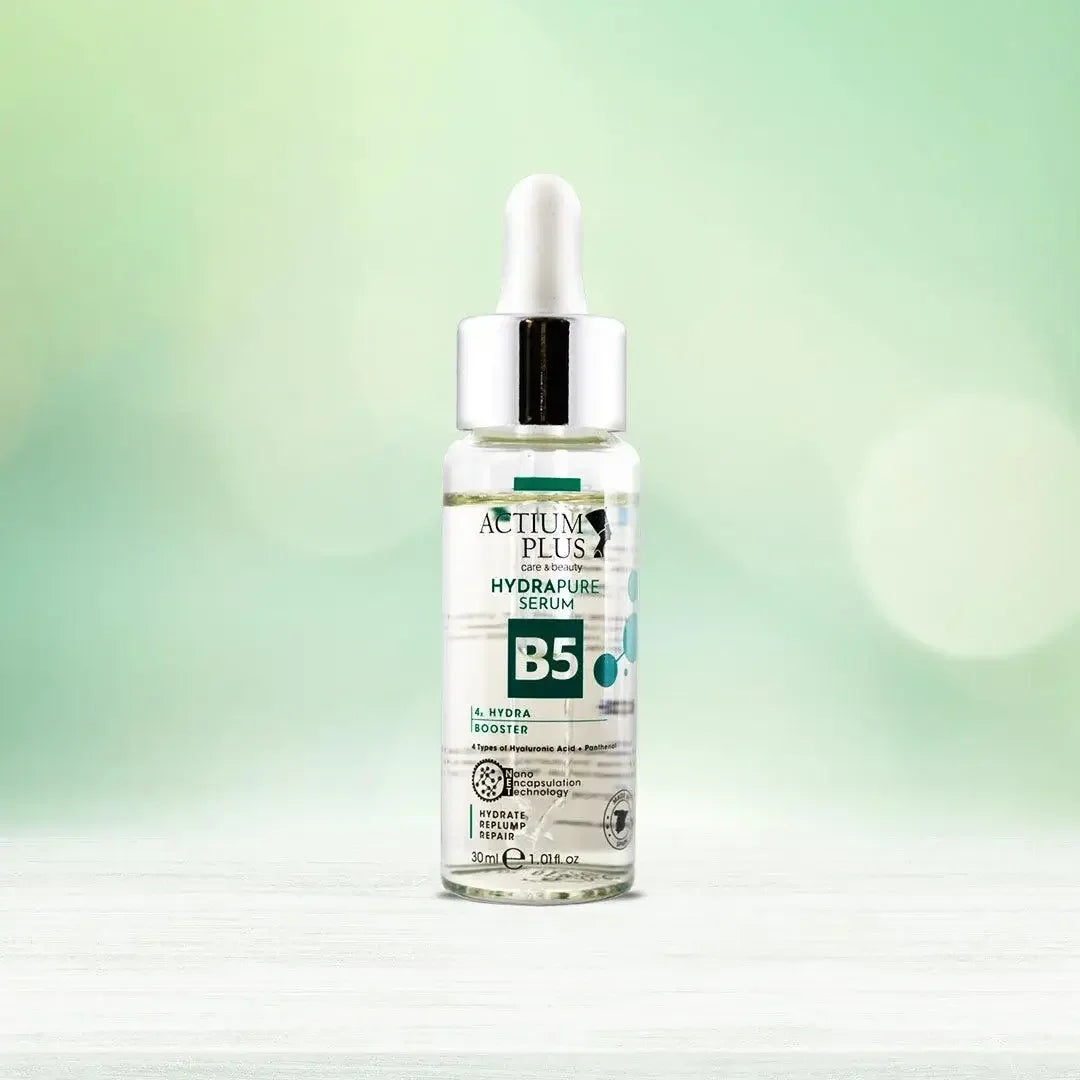 Ingredients of Actium Plus Hydrapure B5 Serum 30ml: Hyaluronic Acid & Panthenol