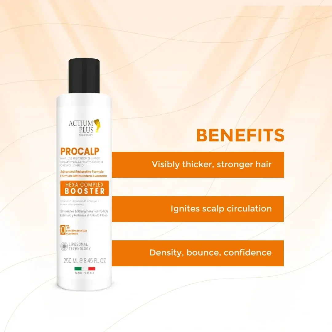 Actium Plus Procalp Hair Loss Prevention Shampoo 250ml - Benefits