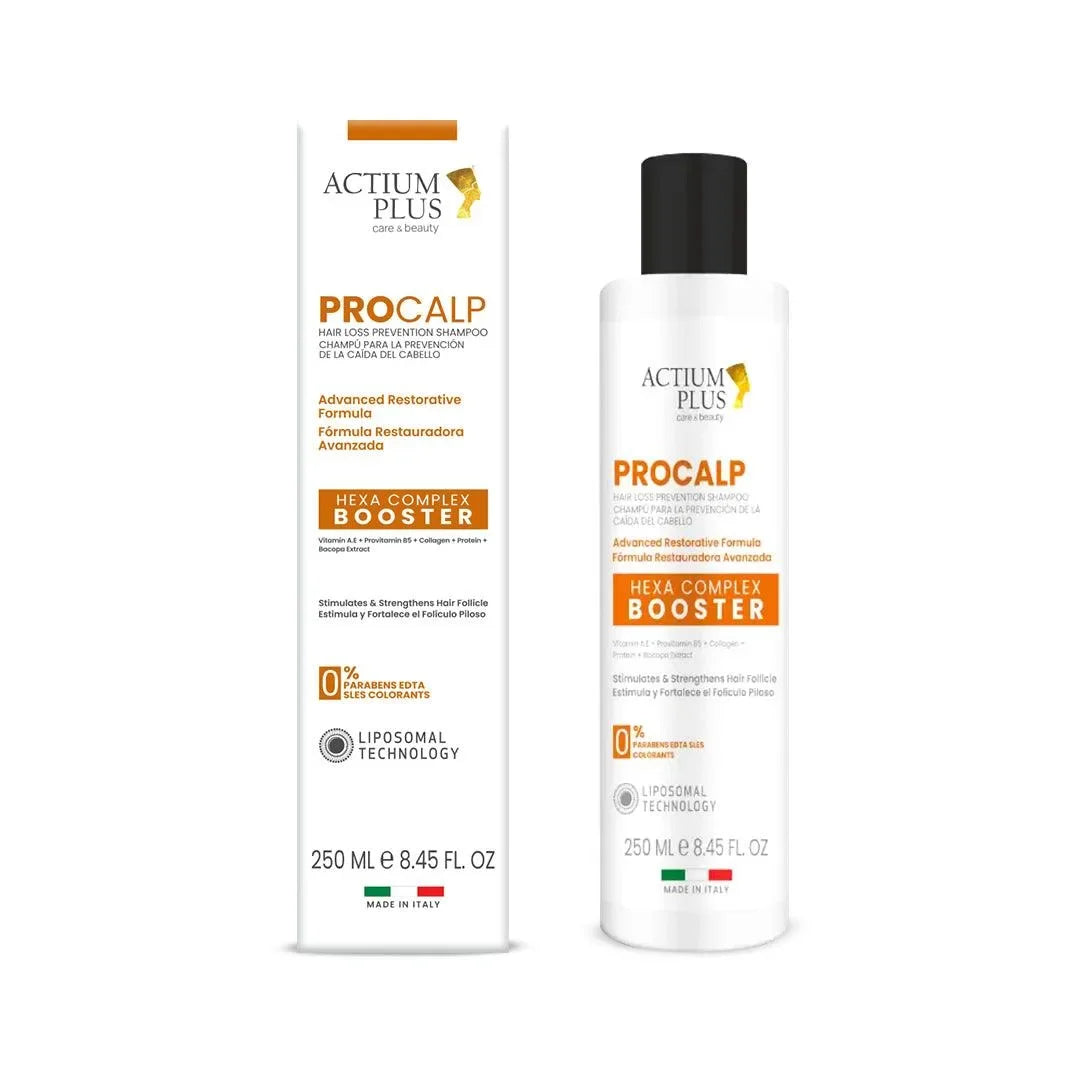 Actium Plus Procalp Hair Loss Prevention Shampoo 250ml - Back Label & Ingredients