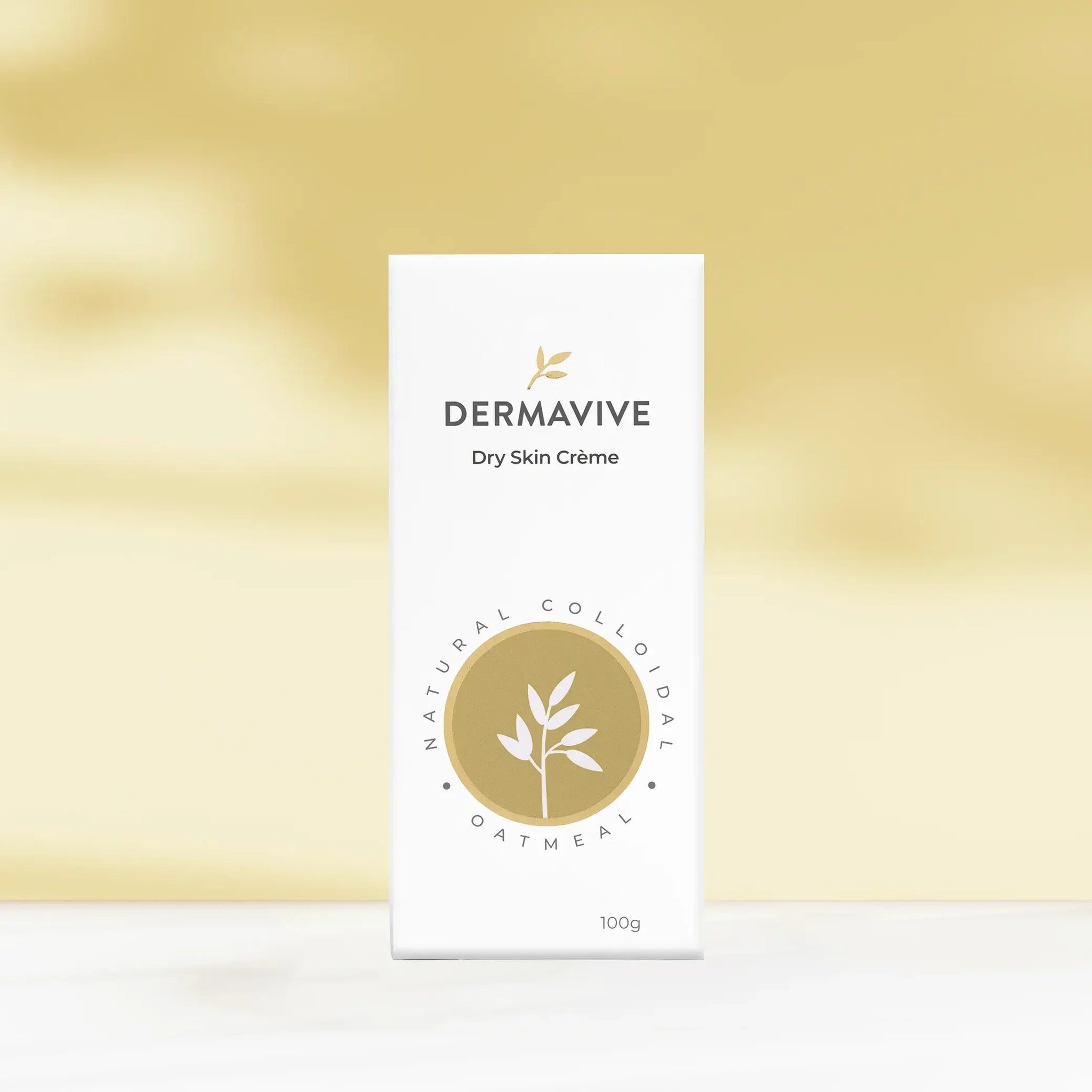 Dermavive Dry Skin Creme 100g front view for dry sensitive skin