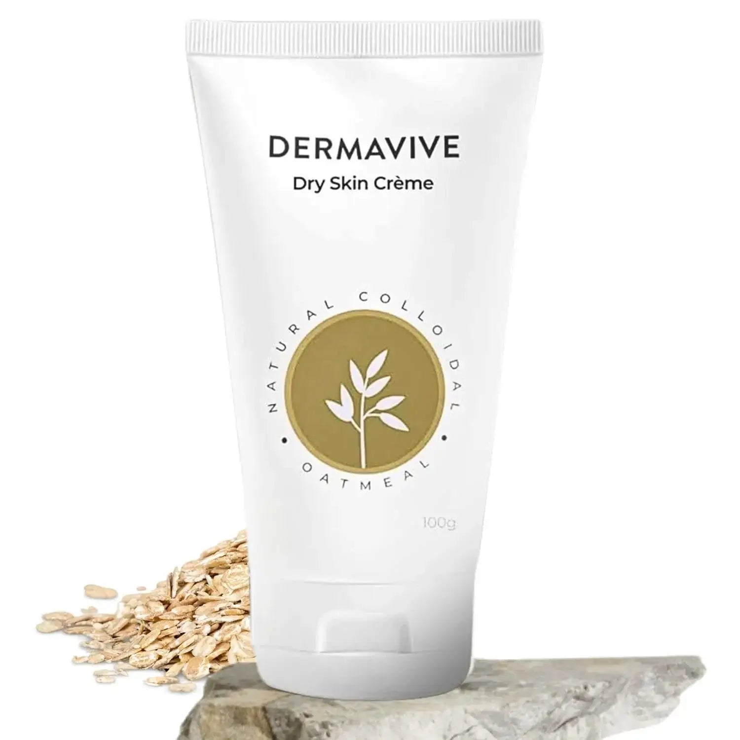 Applying Dermavive Dry Skin Creme on dry hand for hydration