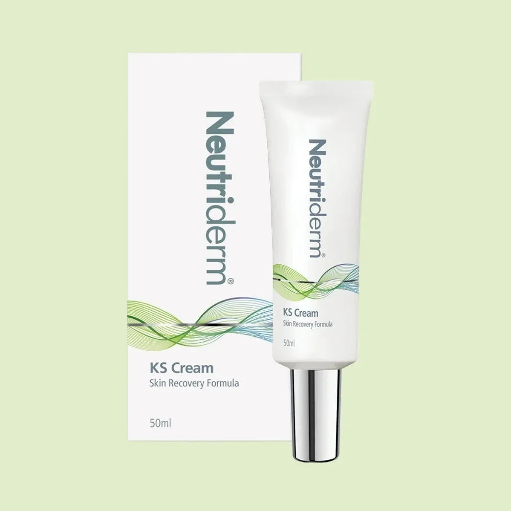 Neutriderm KS Cream – Retinol Cream to Help Improve the Appearance of Scars, Marks and Uneven Skin Texture – Vitamin E & Flower Oil Blend for Smoother, Healthier-Looking Skin 50ml